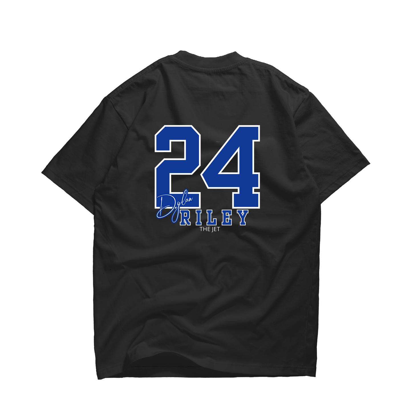 Dylan Riley The Jet D2X Black T-shirt with Royal Blue Jet Edition