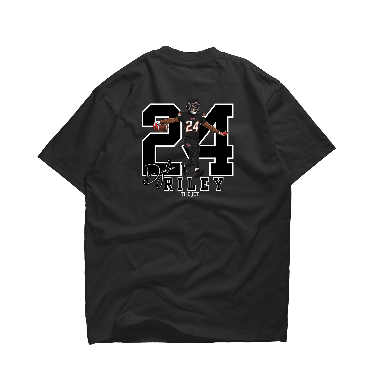 Dylan Riley The Jet D2X Black #24 T-shirt