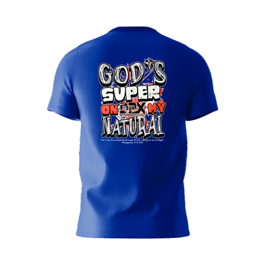 Dylan Riley The Jet D2X God's "Super On My Natural" High Quality Signature Edition Royal Blue T-shirt